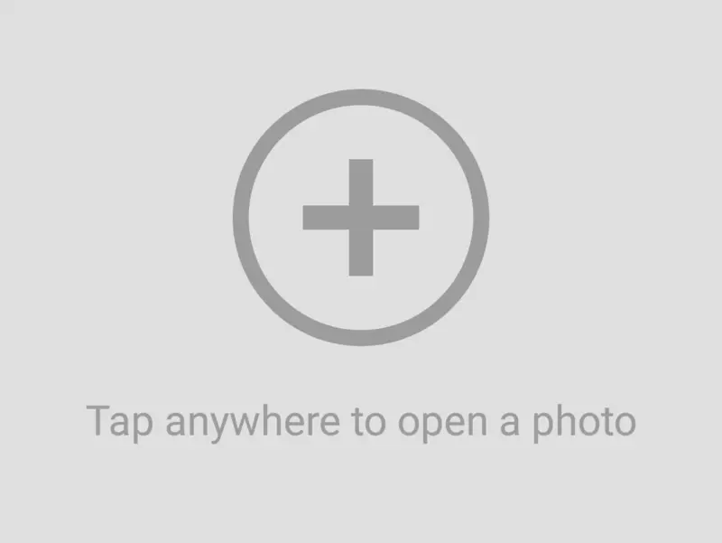 אינסטגרם - איך לעצב תמונות לאינסטגרם סנאפסיד - הוספת תמונה ע"י לחיצה על הפלוס הגדול